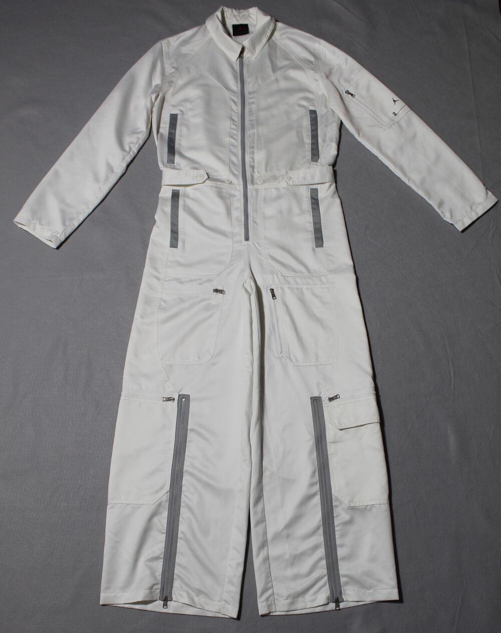 Jordan 23 Engineered Flight Suit White Women's Small Wide Leg Utility Jumpsuit